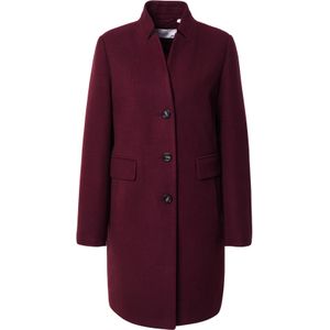 comma - Damesjas - Materiaalmix - Regular Fit - Opstaande Kraag - Knoopsluiting