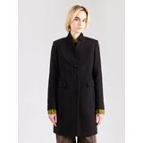 comma - Damesjas - Materiaalmix - Regular Fit - Opstaande Kraag - Knoopsluiting - Klepzakken