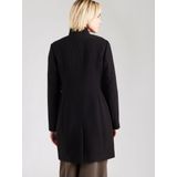 comma - Damesjas - Materiaalmix - Regular Fit - Opstaande Kraag - Knoopsluiting - Klepzakken