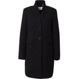 comma - Damesjas - Materiaalmix - Regular Fit - Opstaande Kraag - Knoopsluiting - Klepzakken