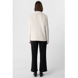 comma - Damesjack - Materiaalmix met Wolgehalte - Reverskraag - Knoopsluiting