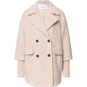 COMMA - Tussenmantel - Beige Gemêleerd - Klassieke Mantel