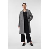 COMMA - Tussenmantel - Grijs - Klassieke Mantel - Losse Pasvorm