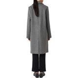 COMMA - Tussenmantel - Grijs - Klassieke Mantel - Losse Pasvorm