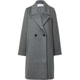 COMMA - Tussenmantel - Grijs - Klassieke Mantel - Losse Pasvorm