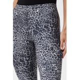 Comma - Legging - Grijs/black - Met Print All-over