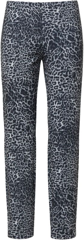 Comma - Legging - Grijs/black - Met Print All-over