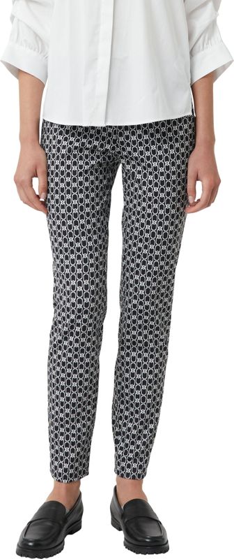 Comma - Legging - Grijs/black - Met Print All-over