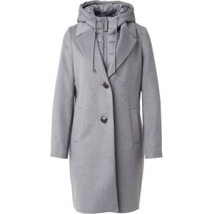 comma casual identity - Wollen Manteljas - Grijs - Dames