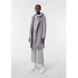 comma casual identity - Wollen Manteljas - Grijs - Dames