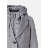 comma casual identity - Wollen Manteljas - Grijs - Dames