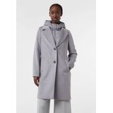 comma casual identity - Wollen Manteljas - Grijs - Dames