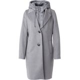 comma casual identity - Wollen Manteljas - Grijs - Dames
