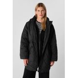 comma casual identity - Gewatteerde Jas - Zwart - Dames