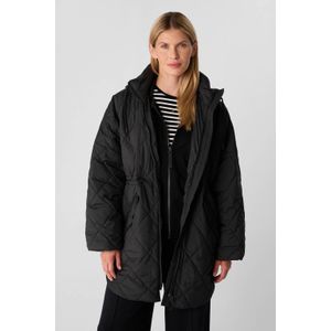 comma casual identity - Gewatteerde Jas - Zwart - Dames