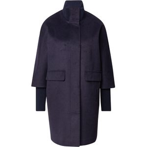 comma - Outdoor-Mantel - Wolblend - Vrouwelijk Silhouet - Geborsteld