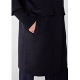 comma - Outdoor-Mantel - Wolblend - Vrouwelijk Silhouet - Geborsteld