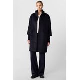 comma - Outdoor-Mantel - Wolblend - Vrouwelijk Silhouet - Geborsteld