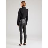 comma - Skinny Broek - Zwart - Regular Waist