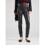comma - Skinny Broek - Zwart - Regular Waist
