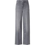 comma casual identity - Jeans - Grijs - Denim - Wide Leg - High Waist
