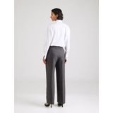 COMMA - Pantalon - Donkergrijs - Wide Leg - Mid Waist