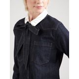COMMA - Blouse - Navy - Klassieke Blouse - Lange Mouw
