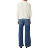 comma casual identity - Gebreide Trui - Crème Beige - Lange Mouwen