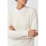 comma casual identity - Gebreide Trui - Crème Beige - Lange Mouwen