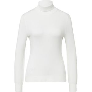 Comma - Gebreide Trui - Ecru - Met Mouwsplitten