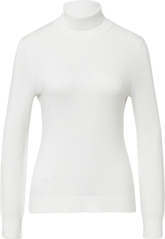 Comma - Gebreide Trui - Ecru - Met Mouwsplitten