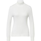 Comma - Gebreide Trui - Ecru - Met Mouwsplitten