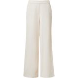 Comma Casual Identity - Corduroy Broek - Ecru - Loose Fit - Regular Waist