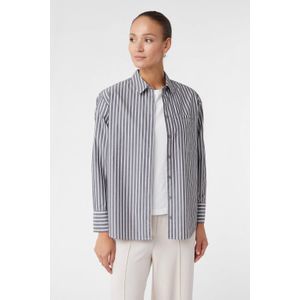 comma casual identity - Blouse - Antraciet