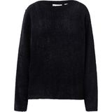 COMMA - Trui - Zwart - Knitwear - Losse Pasvorm - Lange Mouw