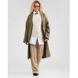 COMMA - Gebreide Trui - Crème - Losse Pasvorm - Lange Mouw