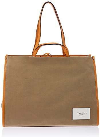 Liebeskind Boodschappentas voor dames, L, Dark French Grey, Large (HxBxT 34 cm x 44 cm x 20 cm), Donker Frans Grijs
