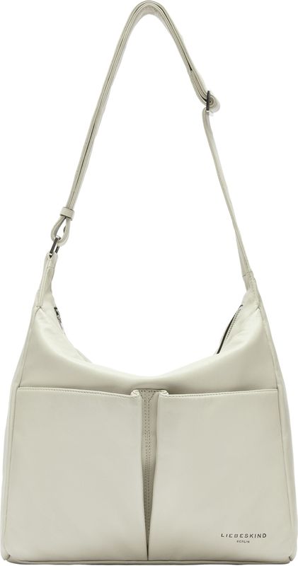 LIEBESKIND BERLIN Leren Schoudertas Hera Sheep Natural Hobo Bag Milk Crème