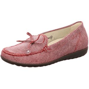 Waldläufer - 329501-127-069 - Instappers - Rood - Leer