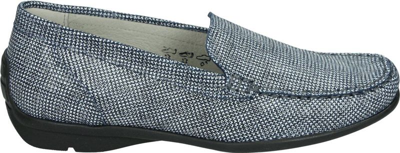 Waldlaufer - 431000 H-Harriet - Instappers - Blauw - Glad Leer - Rubber Zool