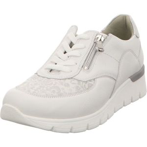 Waldlaufer - K-Ramona - Sneaker - Wit - Leer/Print Combinatie