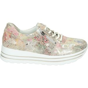 Waldläufer - H-Lana - Loafers - Hirsch Weiss Silber - Rubber - Uitneembaar voetbed