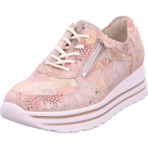 Waldlaufer 758008 H-Lana - Lage sneakersDames sneakers - Kleur: Wit/beige - Maat: 37.5