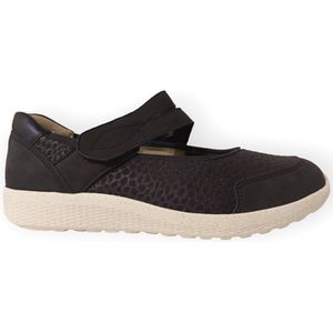 Waldlaufer - OrthoTritt - Klittenbandschoenen - Marine Blauw - Nubuck Leer