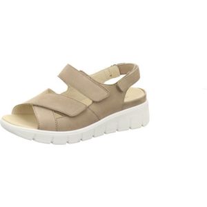 Waldlaufer 658001 K Adea - Platte sandalenDames Sandalen - Kleur: Wit/beige - Maat: 39