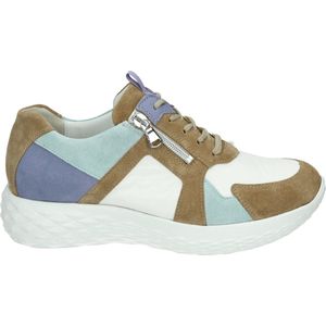 Waldlaufer 726007 H Franzi - Lage sneakersDames sneakers - Kleur: Wit/beige - Maat: 41