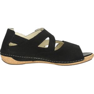 Waldlaufer Heliett Sandalen Plat - zwart - Maat 8.5