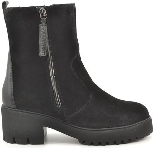 Waldläufer - 608803 - Enkellaarzen - Schwarz - Leder