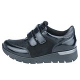 Waldlaufer - Orthotritt - Klittenbandschoen - Zwart - Nubuck en Lak - Wijdte K