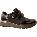 Waldläufer - Orthotritt - Klittenbandschoen - Zwart - Nubuck en Stretch